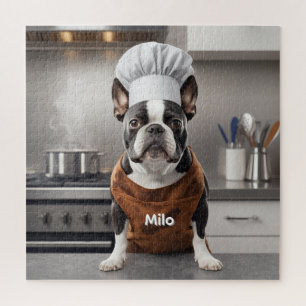 Puzzle Boston Terrier Personnalisé Défiant