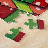 Puzzle Boston Terrier Pop Art Christmas Packages Hat (Côté)