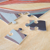 Puzzle botanique à l'aquarelle abstraite (Côté)