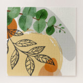 Puzzle Botanique Boho Green Orange (Horizontal)