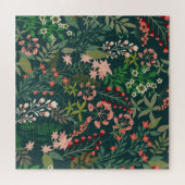 Puzzle Botanique florale foncée sans Motif (Horizontal)