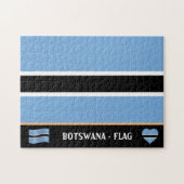 Puzzle Botswana Drapeau & Botswana / Botswana (Horizontal)
