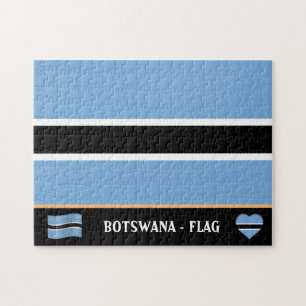 Puzzle Botswana Drapeau & Botswana / Botswana