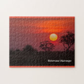 Puzzle Botswana Okavango Delta Sunset (Horizontal)