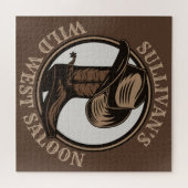 Puzzle Bottes de cowboy Occidentales Wild West personnali (Horizontal)