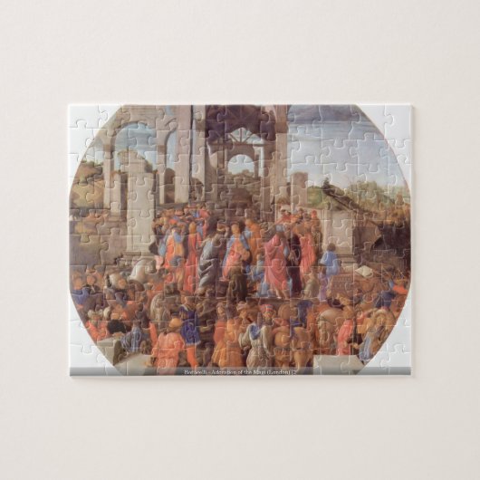 Puzzle Botticelli - adoration des Magi (Londres) [puz 2 (Horizontal)