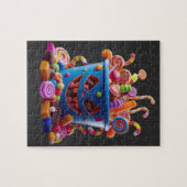 Puzzle Bouche de bonbons éffrayant - Traitements d'Hallow (Horizontal)