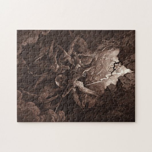 Puzzle Bouche De L'Enfer Original Par Gustave Dore (Horizontal)