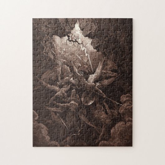 Puzzle Bouche De L'Enfer Original Par Gustave Dore (Vertical)
