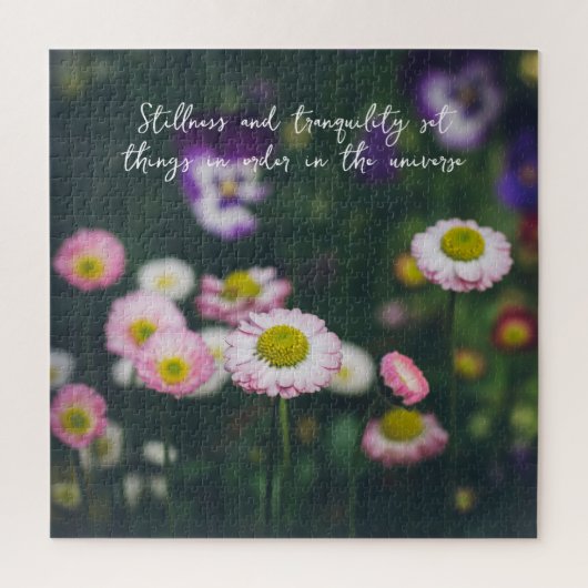 Puzzle Bouches et panneaux roses dans le jardin verdoyant (Vertical)