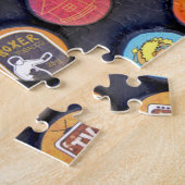 Puzzle Bouchons de bière en bouteille d'Afrique. (Côté)