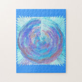 Puzzle Boucles bleues de mer (Vertical)