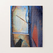 Puzzle Bouclier d'un vieux camion rouillé (Vertical)