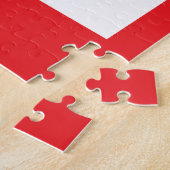Puzzle Bouclier rouge de l'aigle polska (Côté)