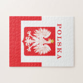 Puzzle Bouclier rouge de l'aigle polska (Horizontal)