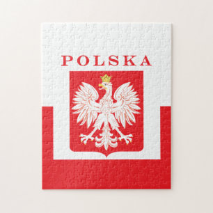 Puzzle Bouclier rouge de l'aigle polska