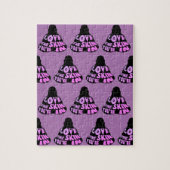 Puzzle Bouddha amour violet (Vertical)