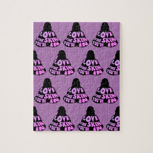 Puzzle Bouddha amour violet (Vertical)