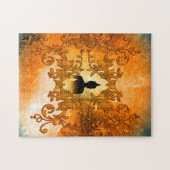 Puzzle Bouddha dans le coucher du soleil avec la lumière (Horizontal)