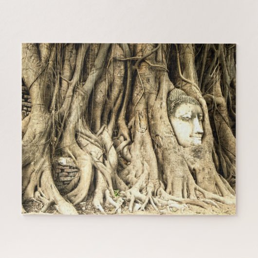 Puzzle Bouddha dans les racines des arbres (Horizontal)