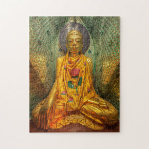 Puzzle Bouddha doré dans un temple
