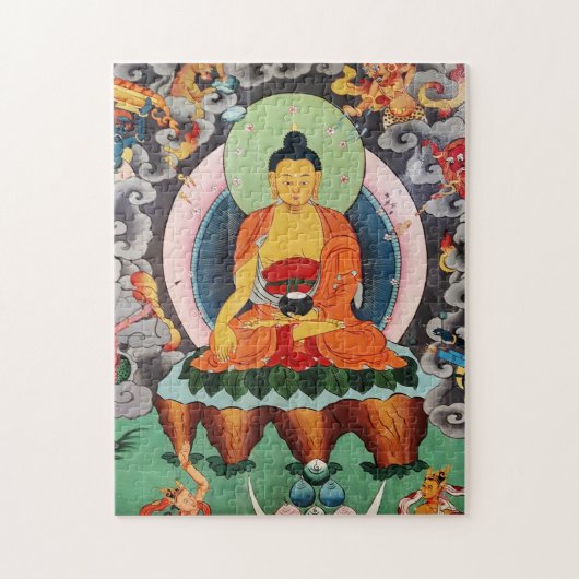 Puzzle Bouddha Shakyamuni, Bouddhisme tibétain / Dharma (Vertical)