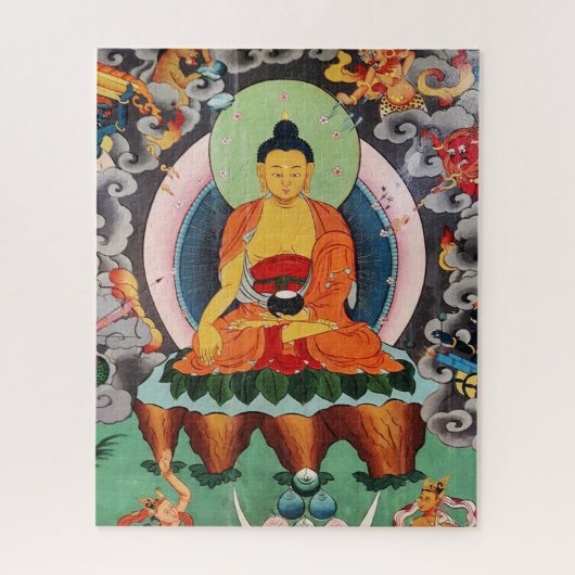 Puzzle Bouddha Shakyamuni, Peinture tibétaine, Bouddhisme (Vertical)