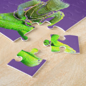 Puzzle Bouddha vert Mossy méditant Thunder_Cove (Côté)