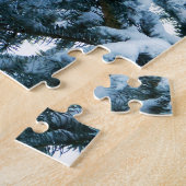 Puzzle Boughs et cônes couverts de neige (Côté)