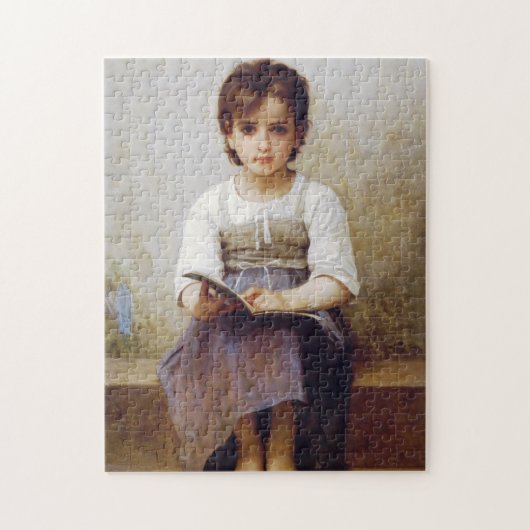 Puzzle Bouguereau Le difficile casse-tête des leçons (Vertical)