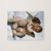 Puzzle Bouguereau, "Premier baiser" (Horizontal)