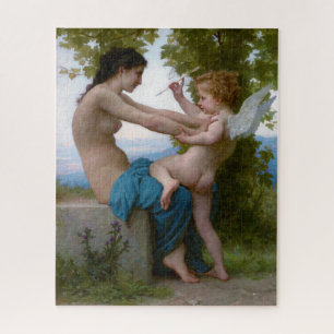 Puzzle Bouguereau "Une fille se défendant contre l'imbé