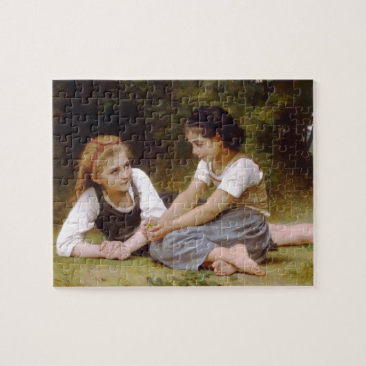 Puzzle Bouguereau's 1882 Les noisettes rassemblent Les no (Horizontal)