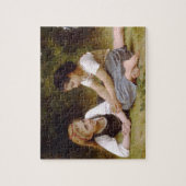 Puzzle Bouguereau's 1882 Les noisettes rassemblent Les no (Vertical)