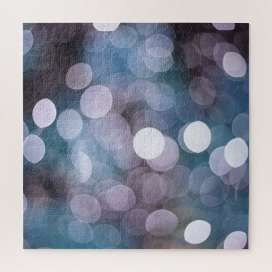 Puzzle Boukeh gris bleu, arrière - plan abstrait. (Vertical)