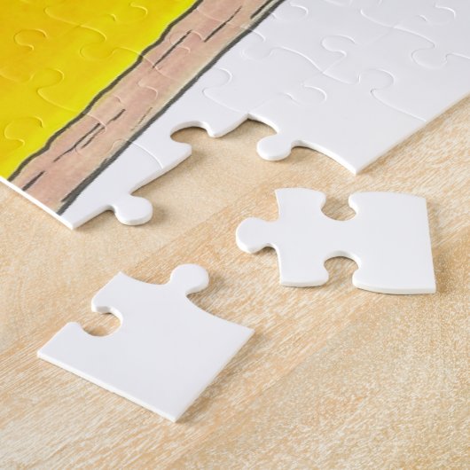 Puzzle Boulangerie Carré au citron jaune doux et aigre (Côté)