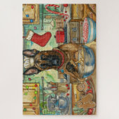 Puzzle Boulangerie de Noël belge Malinoi (Vertical)