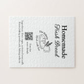 Puzzle Boulangerie de pain frais ajouter nom ingrédients (Horizontal)