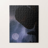 Puzzle Boulder au clair de lune | Parc national de Yosemi (Vertical)