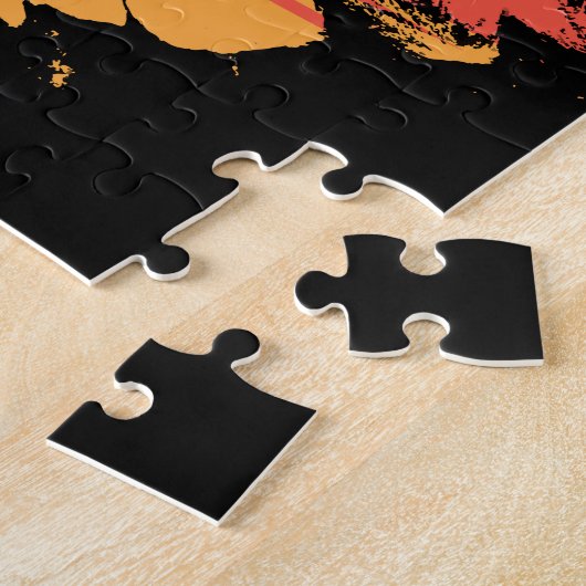 Puzzle Bouldering - Escalade Retro Rock en détresse (Côté)