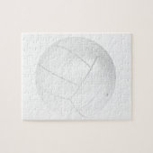 Puzzle Boule blanche de volleyball (Horizontal)