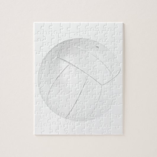 Puzzle Boule blanche de volleyball (Vertical)
