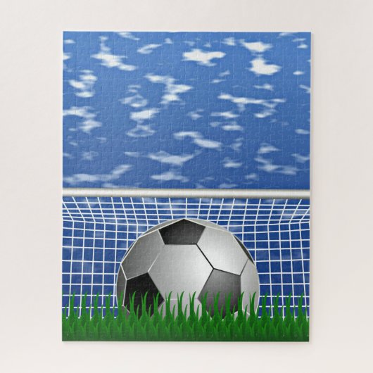 Puzzle Boule de football et filet (Vertical)