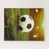 Puzzle Boule de football sur l'herbe (Horizontal)