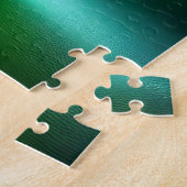 Puzzle Boule De Verre Vert Transparent Avec Écran De Ferm (Côté)