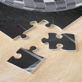 Puzzle boule disco argent (Côté)