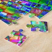 Puzzle Boule Disco Planète Psychédélique (Côté)