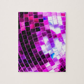Puzzle Boule disco violette