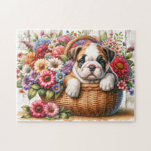 Puzzle Bouledogue Anglais (Horizontal)