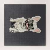 Puzzle Bouledogue Français Crème, (Horizontal)